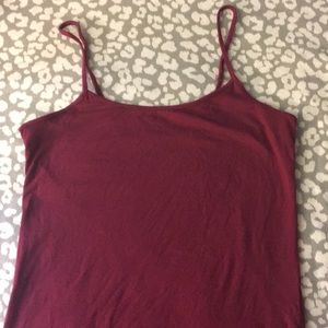 Maroon tank top